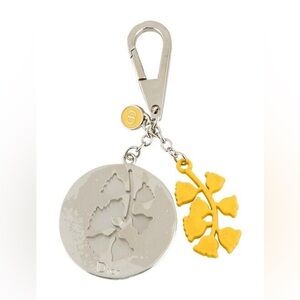 Christian Dior bag charm keychain key ring Lily of the valley